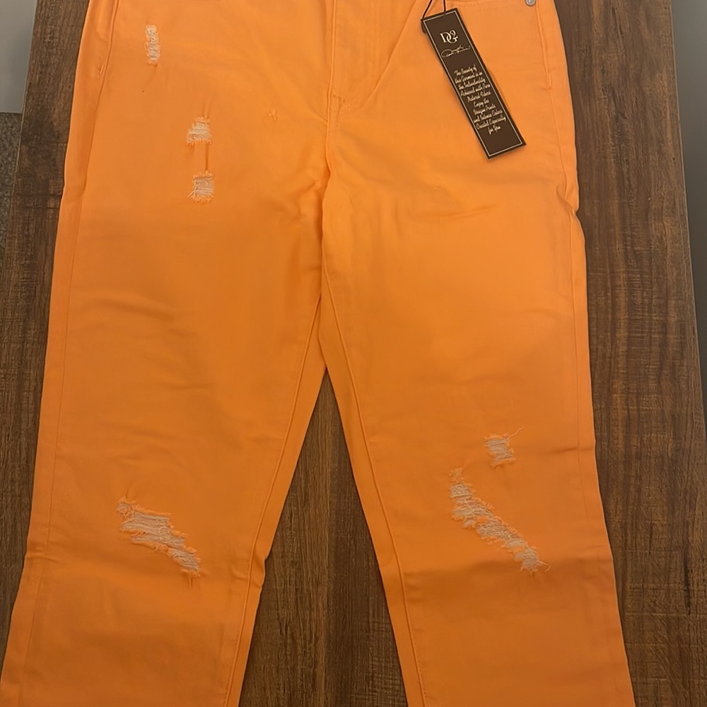 Diane Gilman peach jeans - Picture 2 of 7